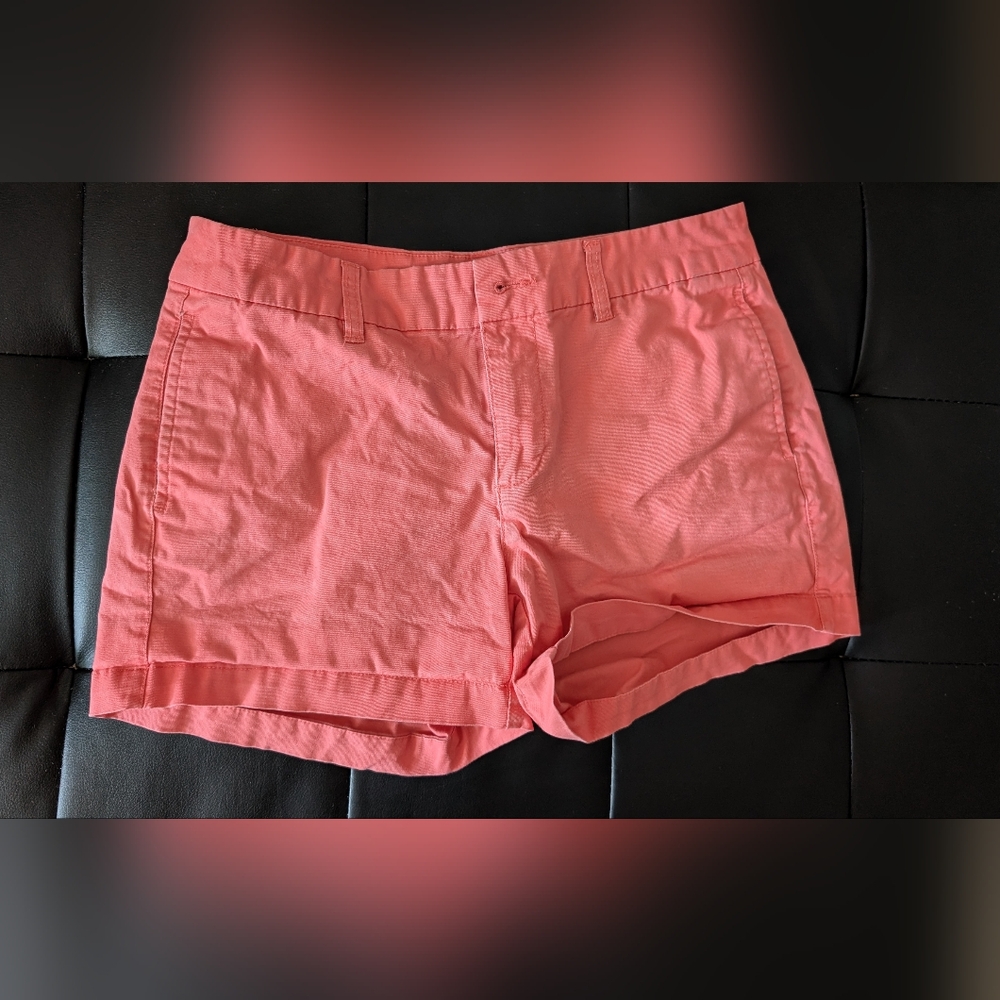 GAP Pink Bermuda Shorts Casual Cotton Blend